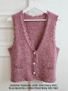 Autorka: Otulamy, wzór: Love Story Vest
(w połączeniu z Gabo Wool Baby Silk Yak)