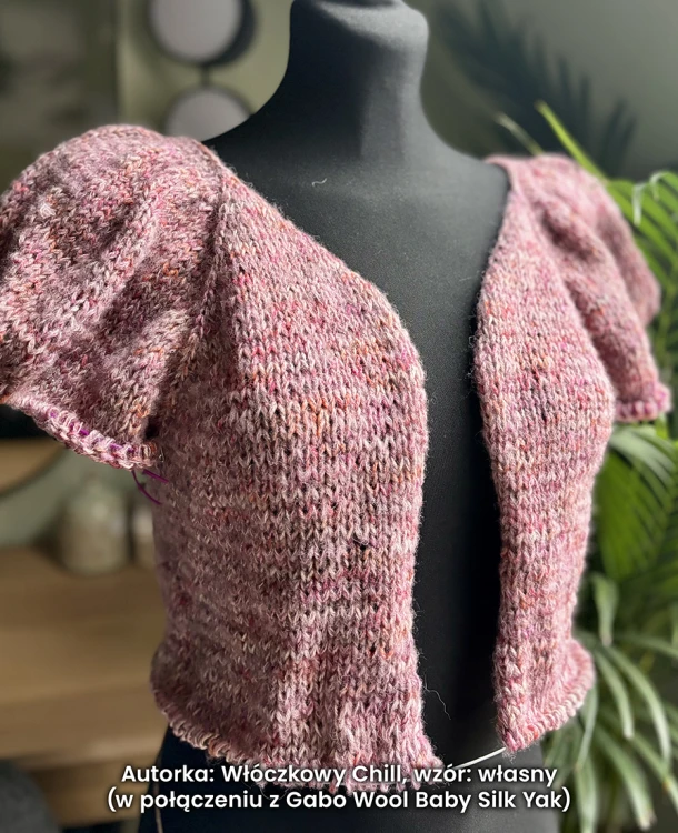 Autorka: Włóczkowy Chill, wzór: własny
(w połączeniu z Gabo Wool Baby Silk Yak)