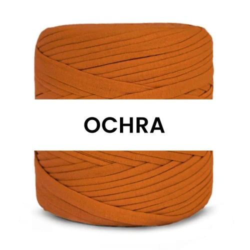 T-shirt Yarn Cotton Spaghetti / ochra