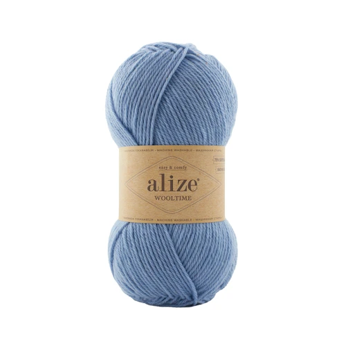 Włóczka Alize Wooltime 432 / niebieski