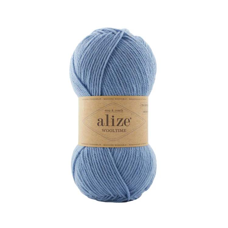 Włóczka Alize Wooltime 432 / niebieski