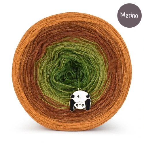 KOKONEK Merino 803 Kotek i motek 01 - Miodowy/ciepły brąz/toffi/oliwka/paproć