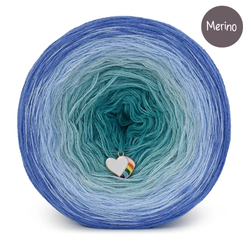 KOKONEK Merino 807 Kotek i motek 05 - Niebieski/błękit/lodowy błękit/patyna/szmaragd