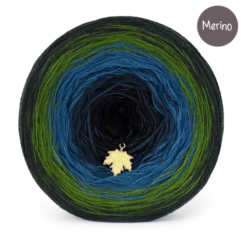 KOKONEK Merino 809 Kotek i motek 07 - Butelkowa zieleń/paproć/petrol II/navy/czerń