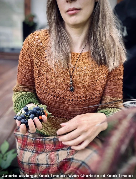 Autorka udziergu: Kotek i motek, Wzór: Charlotte od Kotek i motek