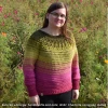 Autorka udziergu: handicraftsandcats, Wzór: Charlotte od Kotek i motek