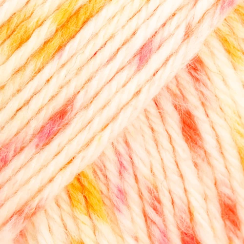 Włóczka skarpetkowa Drops Fiesta 17 / słoneczny blask / print