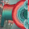 Zestaw na sweter Charlotte od Kotek i motek 08C / Kokonki Classic / Czerwień/papaja/patyna/szmaragd/ciemny szmaragd