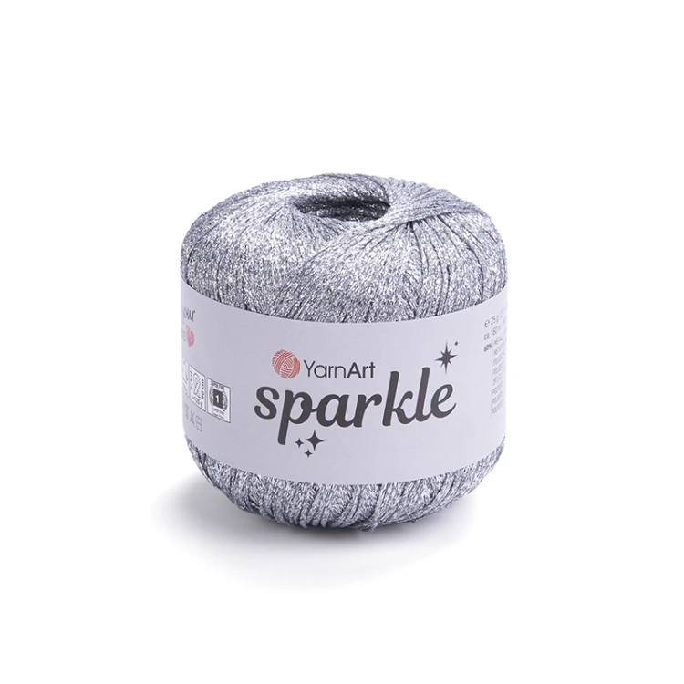 Kordonek YarnArt Sparkle / 1300 / srebro