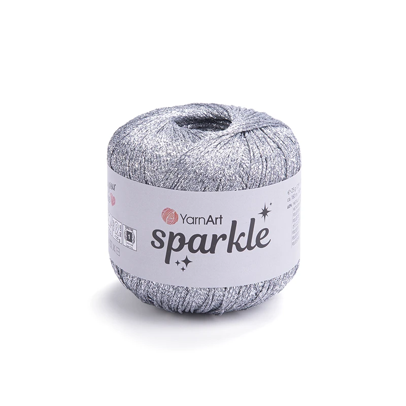 Kordonek YarnArt Sparkle / 1300 / srebro