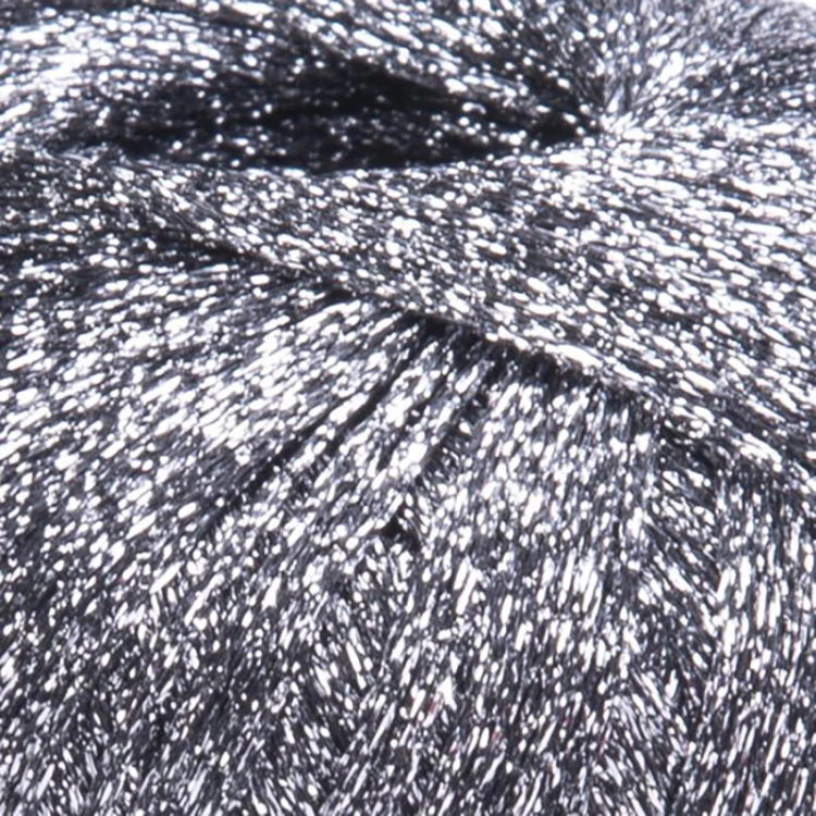Kordonek YarnArt Sparkle / 1303 / ciemne srebro