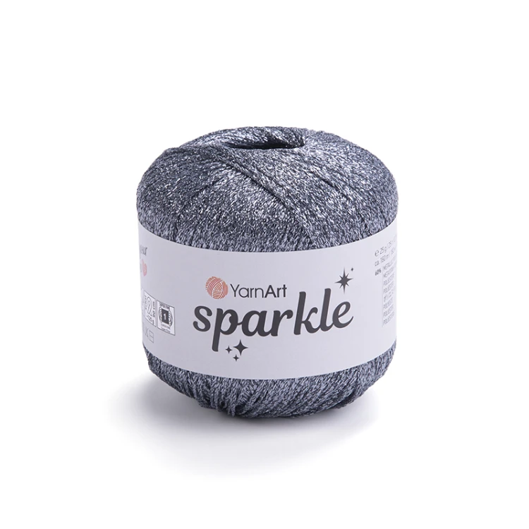 Kordonek YarnArt Sparkle / 1357 / szaroniebieski