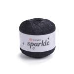 Kordonek YarnArt Sparkle / 1360 / czerń