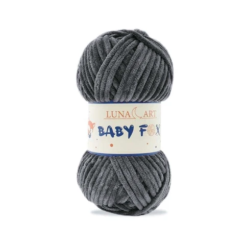 Włóczka Luna Art Baby Fox 100-76 / chłodny stalowy