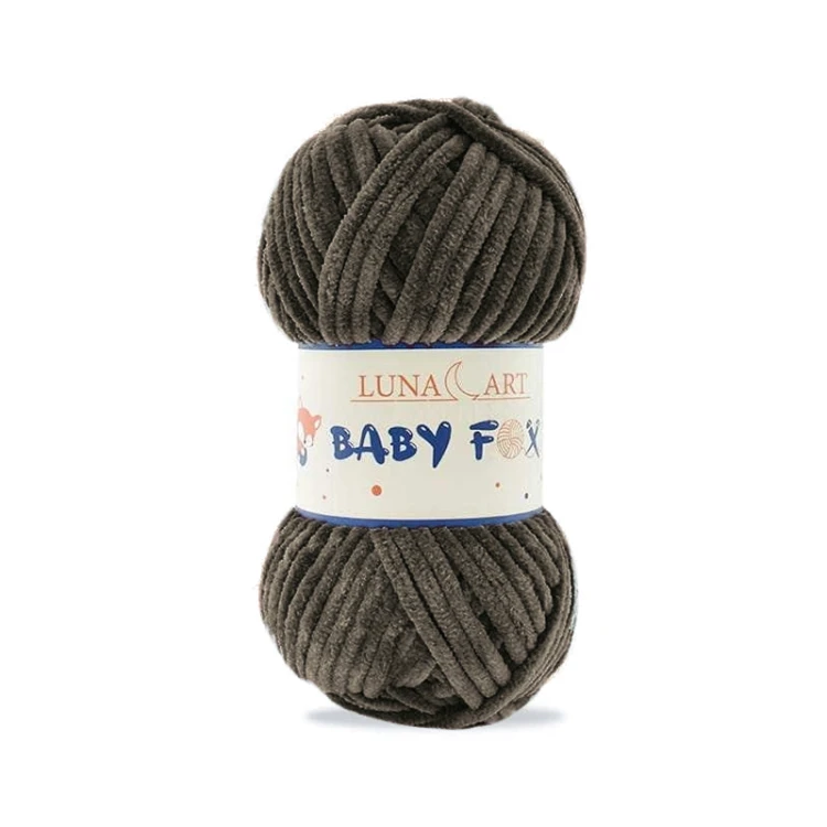 Włóczka Luna Art Baby Fox 100-74 / brunatny / zamiennik Dolphin Baby