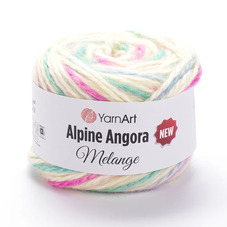 Włóczka YarnArt Alpine Angora Melange 6407