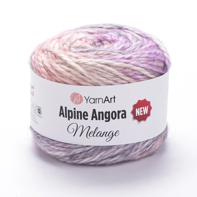 Włóczka YarnArt Alpine Angora Melange 6413
