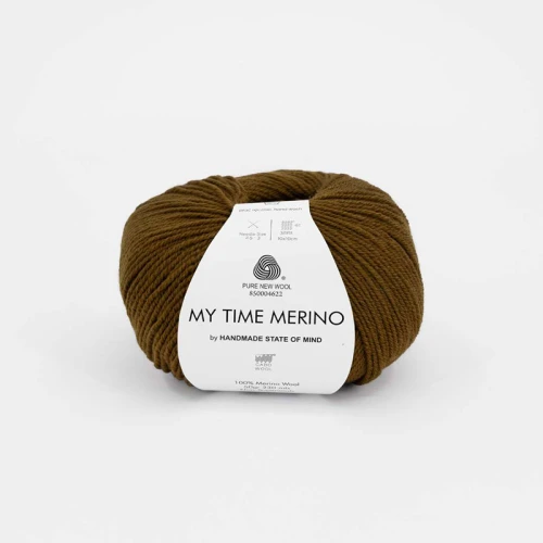 Włóczka Gabo Wool My Time Merino by Handmade State of Mind 9123 / palony bursztyn