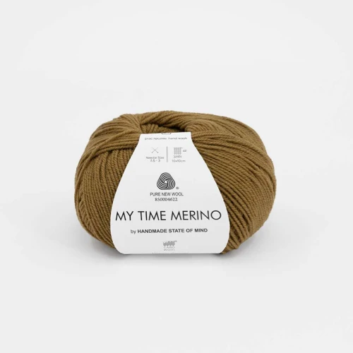 Włóczka Gabo Wool My Time Merino by Handmade State of Mind 9134 / jasny brąz
