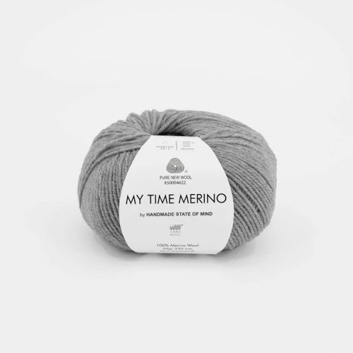 Włóczka Gabo Wool My Time Merino by Handmade State of Mind 9400 / szary pył