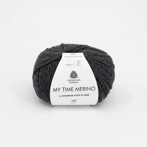 Włóczka Gabo Wool My Time Merino by Handmade State of Mind 9403 / grafitowa stal