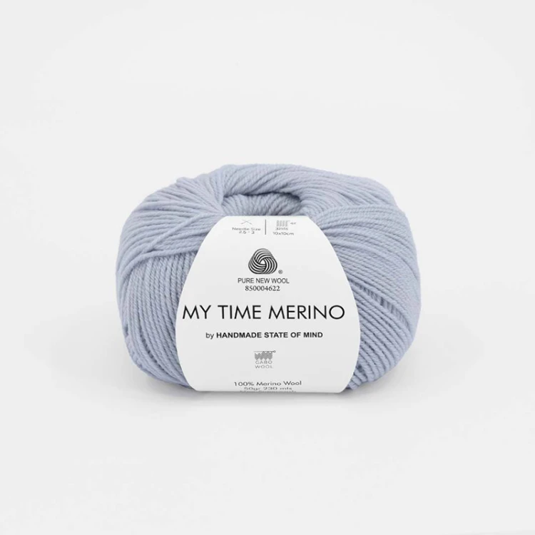 Włóczka Gabo Wool My Time Merino by Handmade State of Mind 9442 / niebieski kryształ
