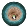 KOKONEK Merino 624 Podwieczorek - Ciemna zieleń/morski/patyna/ciepły beż/ciemny beż