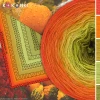 KOKONEK Merino 812 Kotek i motek 10 - Jarzębina/pomarańcza/złoty/limetka/oliwka