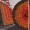 KOKONEK Merino 808 Kotek i motek 06 - Miedź melanż/ciepły brąz/koniak/rudy/cegła
