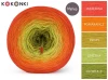 KOKONEK Merino 812 Kotek i motek 10 - Jarzębina/pomarańcza/złoty/limetka/oliwka II