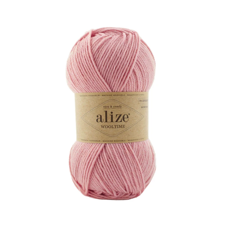 Włóczka Alize Wooltime 161 / malinowy róż