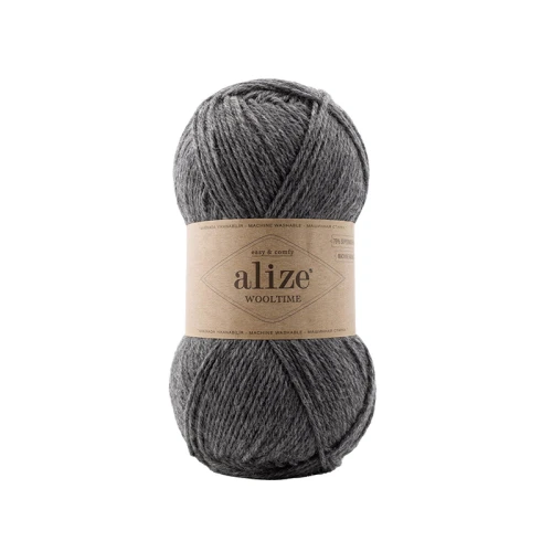Włóczka Alize Wooltime 182 / ciemny szary