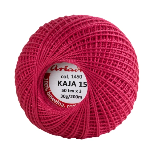 Kordonek Kaja 15 / 30 g / 1450 magenta