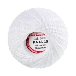 Kordonek Kaja 15 / 30 g / 400 biel