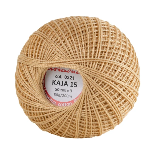 Kordonek Kaja 15 / 30 g / 321 ciepły beż