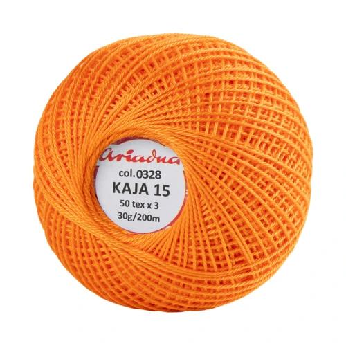 Kordonek Kaja 15 / 30 g / 328 pomarańcz