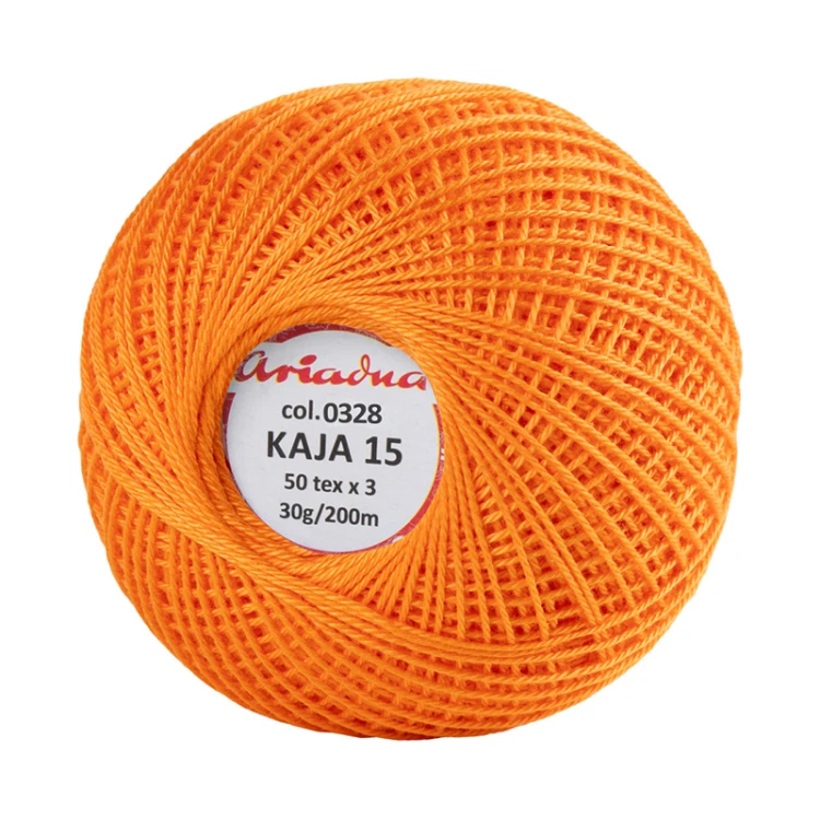 Kordonek Kaja 15 / 30 g / 328 pomarańcz