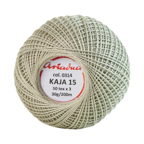 Kordonek Kaja 15 / 30 g / 314 jasne khaki