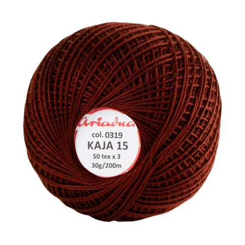 Kordonek Kaja 15 / 30 g / 319 brąz