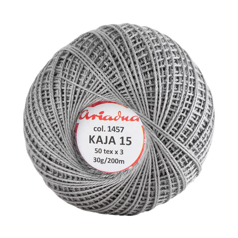 Kordonek Kaja 15 / 30 g / 1457 szary