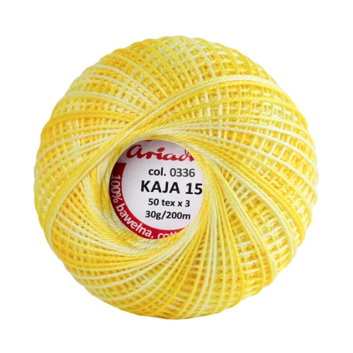 Kordonek Kaja 15 / 30 g / 336 ombre słoneczny z wanilią