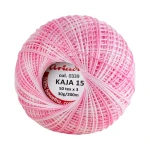 Kordonek Kaja 15 / 30 g / 339 ombre landrynka z pudrowym różem