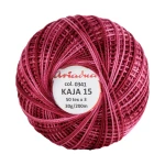 Kordonek Kaja 15 / 30 g / 341 ombre piwonia z fuksją