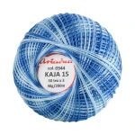 Kordonek Kaja 15 / 30 g / 344 ombre szafir z błękitem