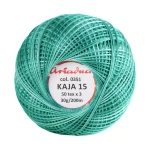 Kordonek Kaja 15 / 30 g / 351 ombre szmaragd z miętą