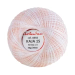 Kordonek Kaja 15 / 30 g / 354 ombre wata cukrowa z bielą