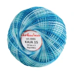 Kordonek Kaja 15 / 30 g / 355 ombre jasna mięta z turkusem