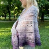 Autorka chusty AztA; Wzór “SisLove Half Circle” od SisHomemade