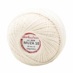 Kordonek Muza 10 / 100 g / 0000 naturalny