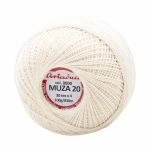 Kordonek Muza 20 / 100 g / 0000 naturalny